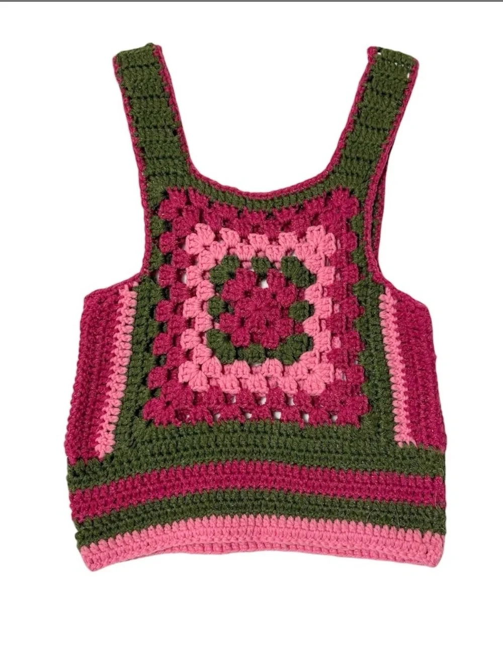 Handmade crochet granny